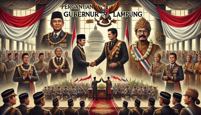 Ilustrasi Pergantian Gubernur Lampung. Dok: Ist