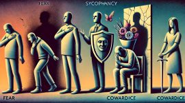 Penakut, Penjilat dan Pengecut: Perbedaan dan Persamaan Tiga Sifat Negatif. Ilustrasi: Ist