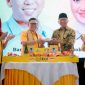 Rahmat Mirzani Djausal saat acara HUT Golkar Lampung. Foto: Ist