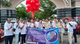 UPTD Puskesmas Ganjaragung memperingati Hari AIDS Sedunia. Foto: Ist