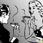 Tadi malam, angin berhembus kencang. Untung saja ada sajian coffe di Lee. Ilustrasi: berandalappung.com