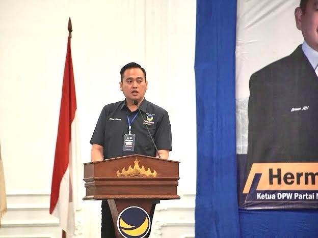 Wakil Ketua DPRD Provinsi Lampung, Naldi Rinara Fraksi NasDem. 