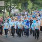 PJ Gubernur Lampung Jalan Sehat HUT Korpri ke-53. Foto: Adpim