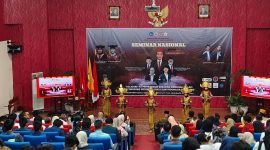 BEM FH Unila sukses gelar Seminar Nasional. Foto: Wildanhanafi/berandalappung.com
