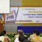 PJ Gubernur Lampung Samsudin, menerima Laporan Hasil Pemeriksaan (LHP) BPK Perwakilan Provinsi Lampung Semester II Tahun 2024 terkait Belanja Daerah Tahun Anggaran 2024.