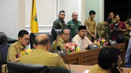 PJ Gubernur Lampung Pimpin Rapat bersama pengusaha singkong Lampung. 