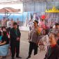 Ratusan personel gabungan TNI Polri menjaga prosesi ibadah Natal untuk umat Kristiani di Bandar Lampung.