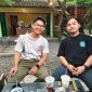 Alumni Pertanian Universitas Lampung Muhammad Aldi Kurnianta bersama Aktivis Humanika Bandar Lampung Windo P. Pratama. Foto: Arya Thahir