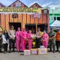 Bhayangkari Cabang Kota Bandar Lampung mengunjungi sejumlah pospam di wilayah. 