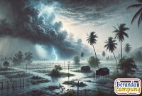 Ilustrasi  prakiraan cuaca di Lampung dari BMKG. oleh: Wildanhanafi/berandalappung.com