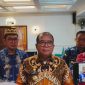 PJ Gubernur Lampung Samsudin bersama Plt Sekdaprov Predy dan Plt Kaban Bappenda Lampung Slamet Riyadi. Foto: Wildan Hanafi/berandalappung.com