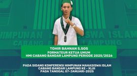 Tohir Bahnan Pimpin HMI Cabang Bandar Lampung Hasil Konfercab 2024.