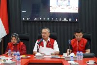 Rapat persiapan HUT PDIP di Kantor PDIP Lampung. Dokumen: PDIP Lampung. 