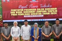 Sah! KPU Lampung tetapkan Mirza-Jihan sebagai gubernur dan wakil gubernur Lampung terpilih. Foto: Wildanhanafi/berandalappung.com