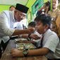 Gubernur Lampung Terpilih, Rahmat Mirzani Djausal tinjau makan bergizi gratis di sekolahan Metro. Dok: Ist