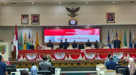 DPRD Lampung Gelar Rapat Paripurna untuk Pengesahan Pengangkatan Gubernur dan Wakil Gubernur Periode 2025-2030. Foto: Wildanhanafi/berandalappung.com