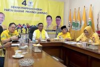 Ketua Pelaksana Musda DPD I Golkar Lampung, Ismet Roni. 