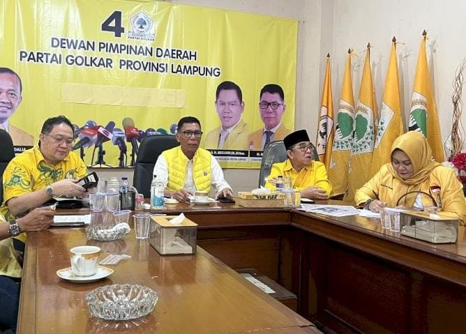 Ketua Pelaksana Musda DPD I Golkar Lampung, Ismet Roni. 