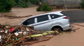 Banjir kepung kota Bandar Lampung, foto: Ist