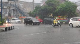 Hujan deras guyur kota Bandar Lampung. Foto: Wildanhanafi/berandalappung.com