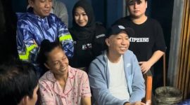 Gubernur Lampung terpilih Rahmat Mirzani Djausal kunjungi korban Banjir di Bandar Lampung. 