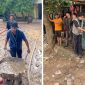 HMI Komisariat Pertanian Unila membantu korban banjir di Bandar Lampung. Dok: berandalappung.com
