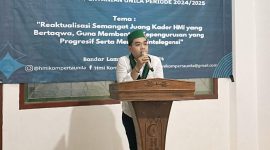 Ketua Umum HMI Komisariat Pertanian Unila, M.Ridho. Foto: Wildanhanafi/berandalappung.com