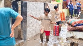 Kondisi Banjir di Bandar Lampung. Foto: Wildanhanafi/berandalappung.com