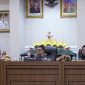 Plt Sekdaprov Lampung Fredy pimpin rapat persiapan pelantikan Gubernur Lampung. Foto: Biro Adpim 
