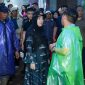 Walikota Bandar Lampung Eva Diana Tinjau Korban Banjir di Panjang. 