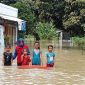 Kondisi Banjir di Sragi Lampung Selatan. 