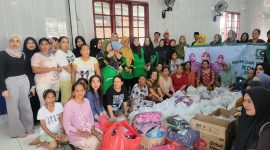 Forhati dan Kahmi Lampung berikan bantuan kepada korban banjir di Bandar Lampung. 
