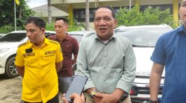 Ketua Panitia Organizing Committee (OC) Musyawarah Daerah (Musda) Partai Golkar Lampung Aprozi Alam. Foto: Wildan Hanafi/berandalappung.com