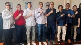 Kejati Lampung bersama Media Ngopi bareng. 