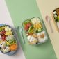 Contoh menu makan siang bergizi gratis. / Ilustrasi Freepik