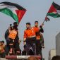 Warga Gaza rayakan gencatan senjata (Foto: REUTERS/Mohammed Salem). 