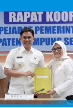 Bupati Egi Tunjuk Intji Indriati Jadi Plt Kadis Pariwisata Lampung Selatan