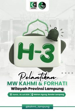 Selamat, Tiga Hari Lagi DR Budiyono  Nahkodai Hijau-Hitam di Provinsi Lampung