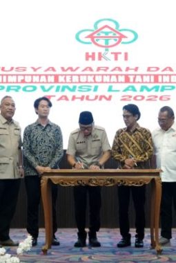 Gubernur Mirza: HKTI Lampung Perkuat Hilirisasi Pertanian Untuk Kesejahteraan Petani